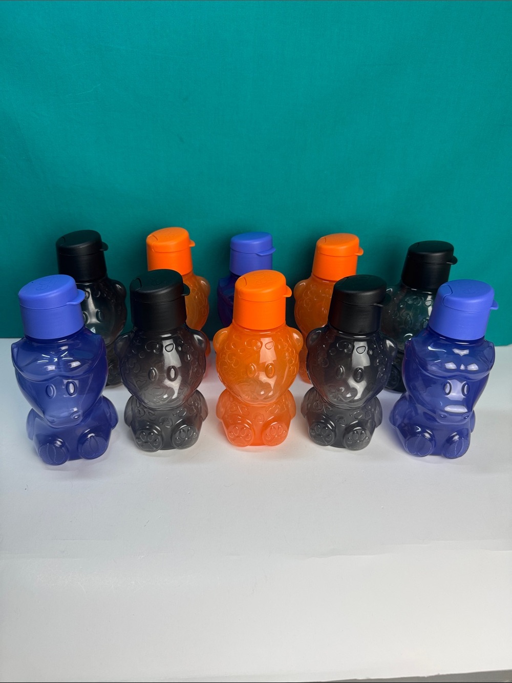 Tupperware Eco Animal water bottles 425ml new lot of 10